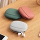 Wired headphone data cable storage bag silicone protective cover