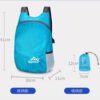 Backpack foldable portable waterproof large capacity