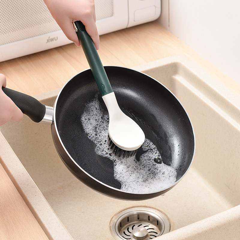 锅刷家用厨房刷锅洗碗神器洗锅不沾油刷子刷碗长柄清洁刷除垢油污