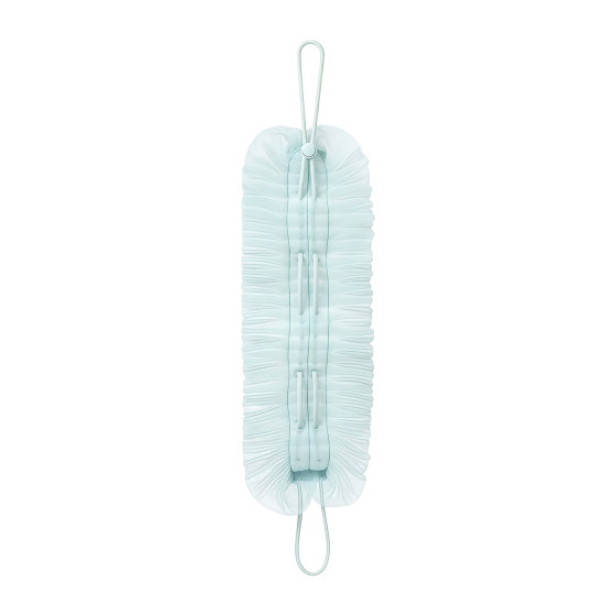 Stretchable long mud-pull back bath ball