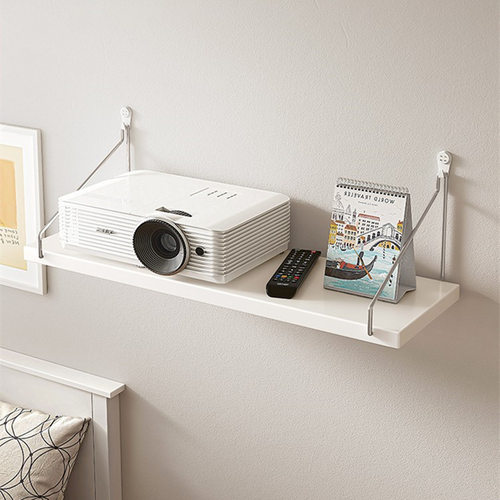 投影仪支架免打孔墙上床头壁挂置物架客厅墙收纳架子家用投影机架 - 图2