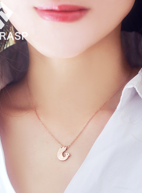 凤凰钛钢项链女不掉色转运民族风