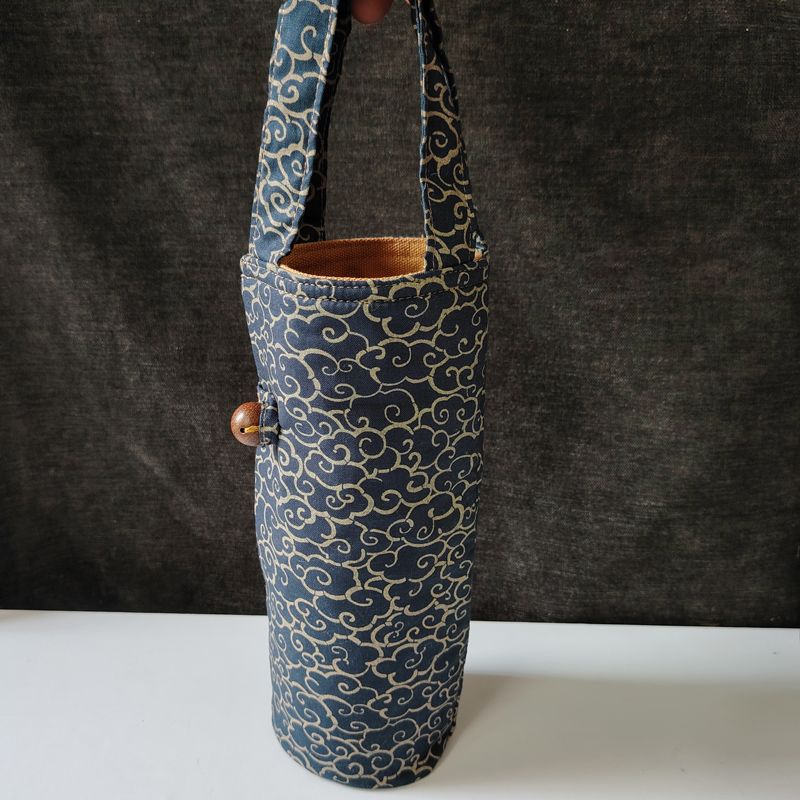 tomic特美刻钛焖茶壶保护套纯棉旧布侧开布杯套茶具收纳袋1000ML - 图1