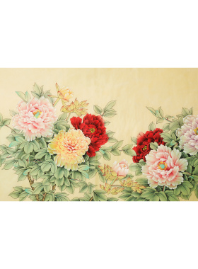 四尺工笔画纯手工没提款无款画