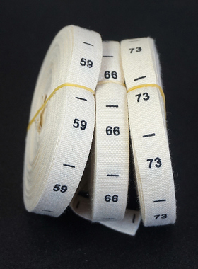 纯棉服装尺码标布标工号印字柔软