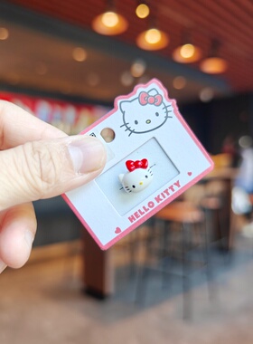 伊藤家卡通三丽鸥凯蒂猫开口戒指hellokitty少女可调节学生饰品