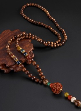 复古长款民族风配饰挂件毛衣链