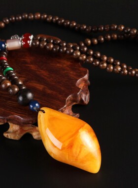 民族风毛衣链长款复古项链女