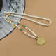 Pearl necklace women's new Chinese style long sweater chain
