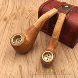 Мужская металлическая портативная курительная трубка ручной работы