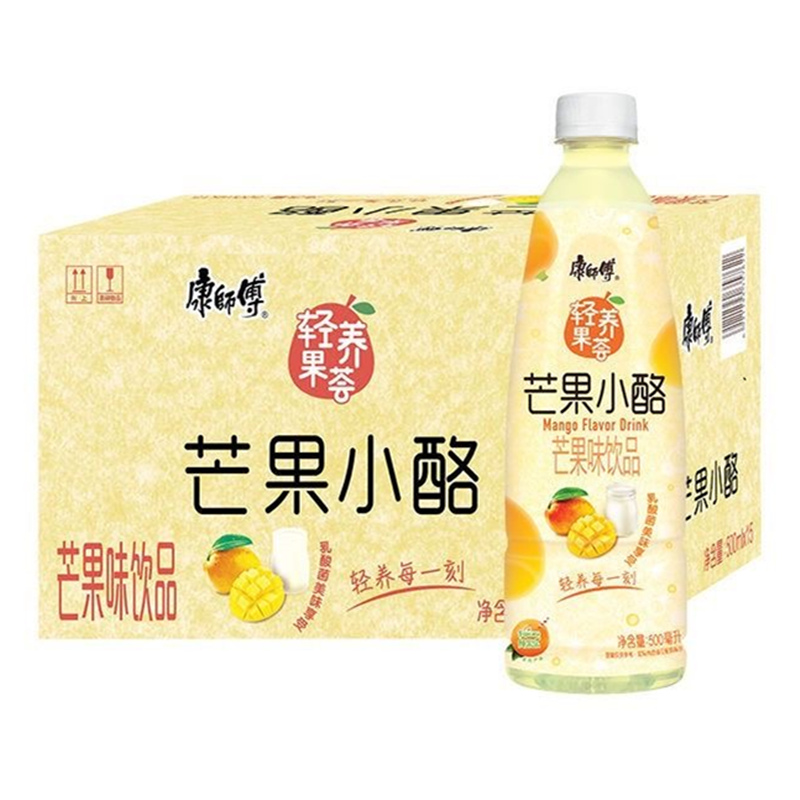 【1月】康师傅蜂蜜柚子茶芒果小酪蜜桃小酪500mlx15瓶整箱包邮-图2