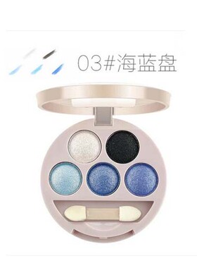 bob眼影盘珠光带闪裸妆持久防水