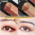 Giày lười mắt bóng mờ trang điểm màu nude dành cho người mới bắt đầu Hàn Quốc một cảm ứng đúc siêu lửa Anh mỹ nữ thích hợp - Bóng mắt màu mắt etude house Bóng mắt