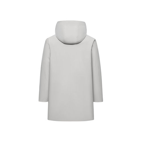 堡尼秋冬新品商务长款可脱卸帽羽绒服鹅绒保暖休闲外套ES713182H - 图3