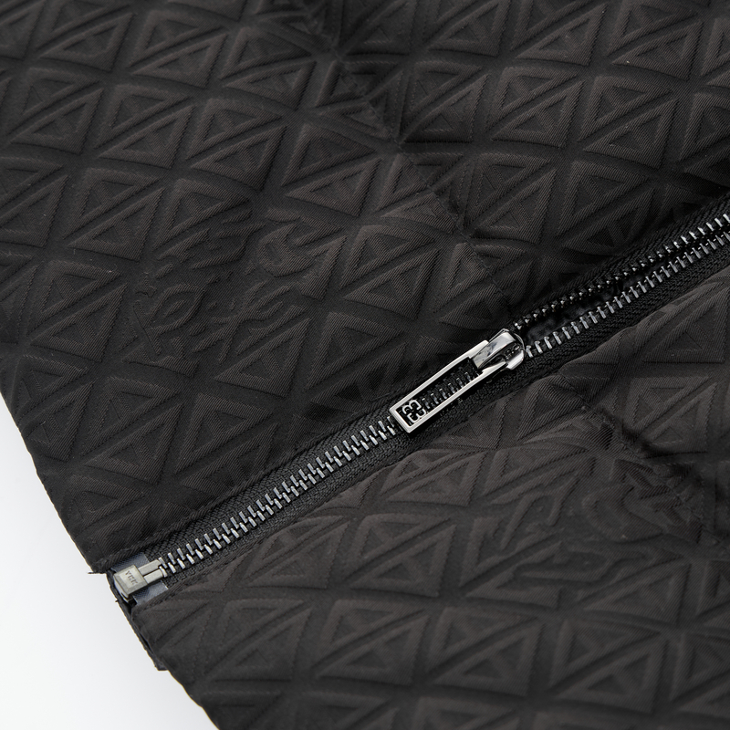 堡尼新品商务净色立领保暖马甲休闲印花短款羽绒马夹男ES780M51H - 图3