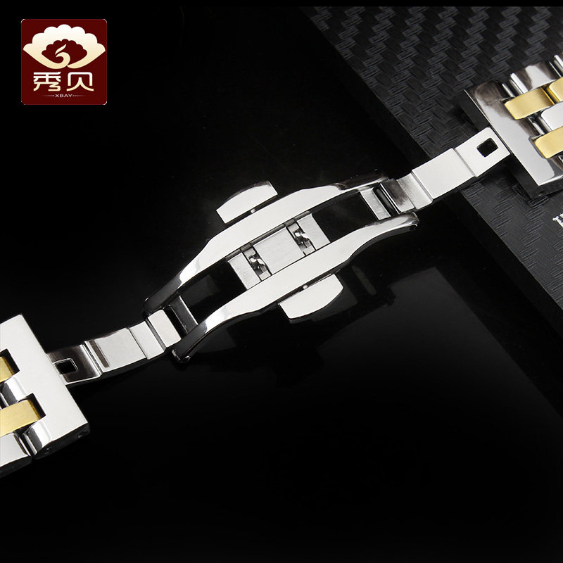 秀贝实心格拉苏蒂萧邦iwc手表带 秀贝配件