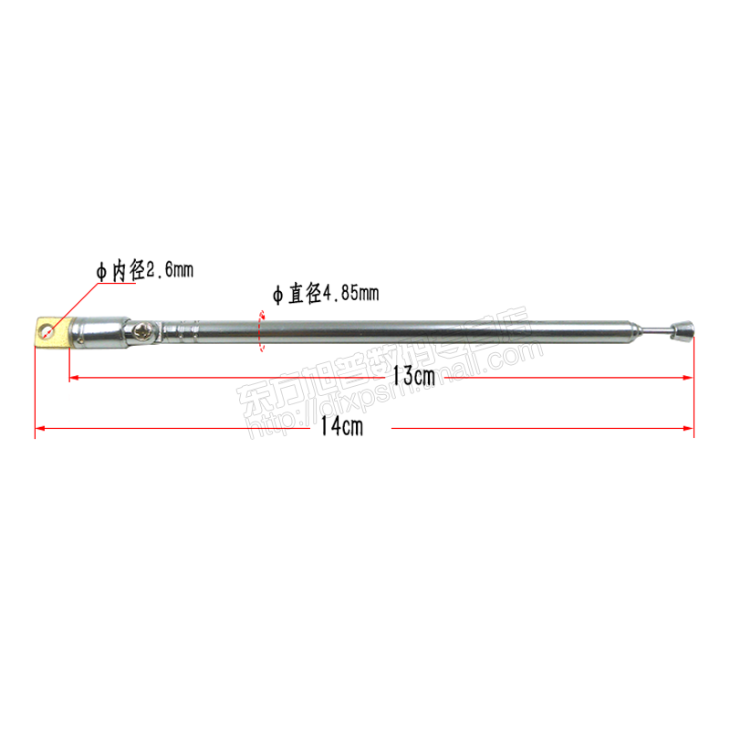 拉杆天线 全频道 收音机天线/旋转天线/伸缩天线/电媒天线36CM - 图1