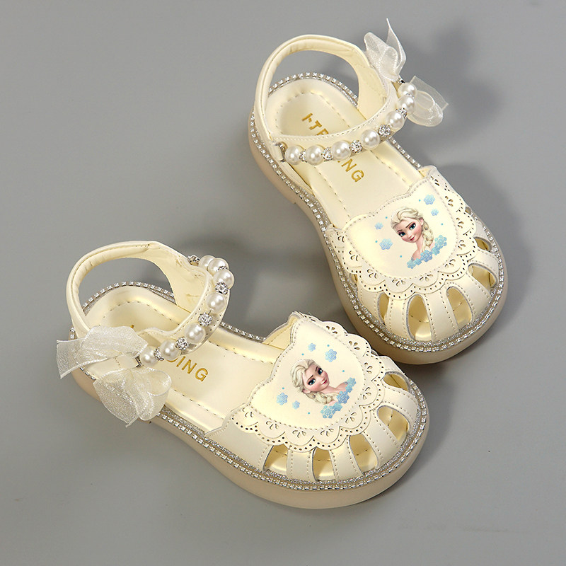 女童公主凉鞋真皮童鞋2026夏季新款女宝软底单鞋海边儿童包头鞋子,淘宝优惠券,粉丝福利购,淘宝优惠卷