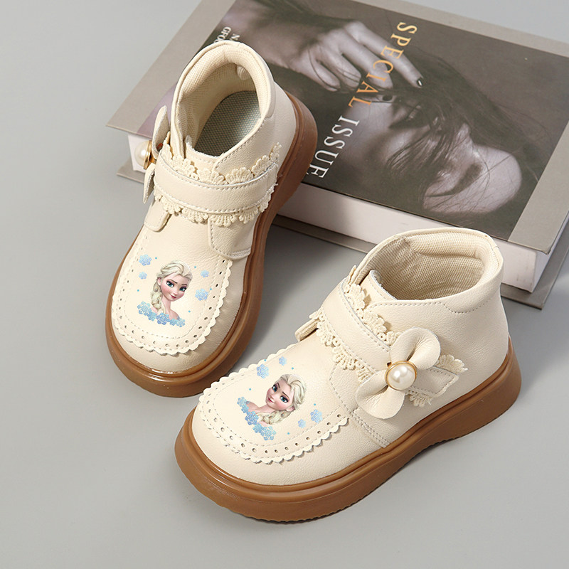 女童靴子冬季公主鞋子新款女宝皮靴秋冬真皮女孩白色棉鞋儿童皮鞋,淘宝优惠券,粉丝福利购,淘宝优惠卷