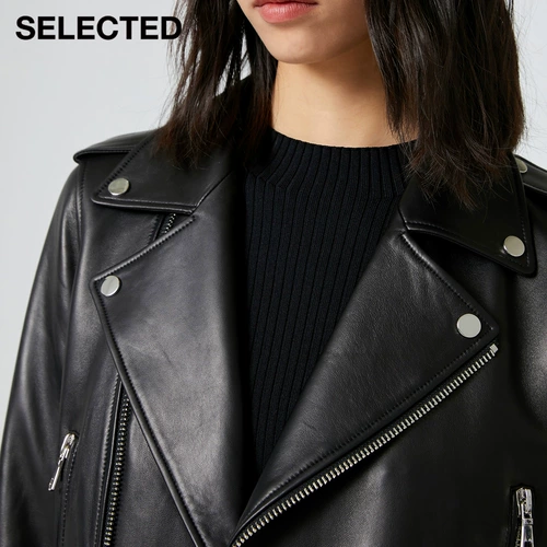 Выбранная Silae Chun Новый локомотив Ветровый металл -молния на улице Sheep Skin Girl S | 421310001