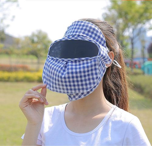 新款防晒护颈防紫外线户外骑车防风护脸防晒面罩护目镜遮脸神器牛 - 图1
