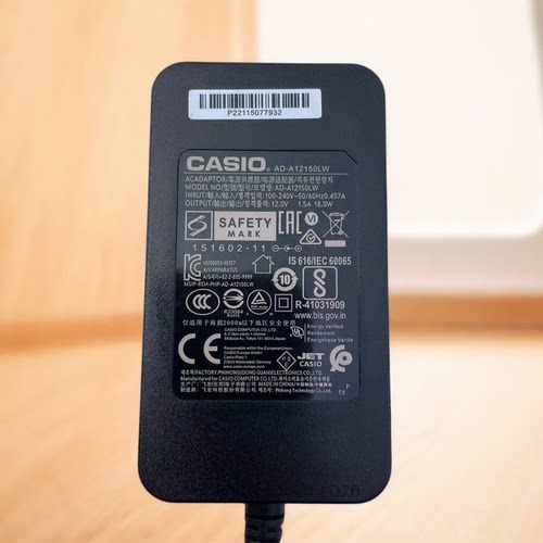原装CASIO卡西欧AD-A12150LW电源线12V1.5A充电器新老款配件 - 图1