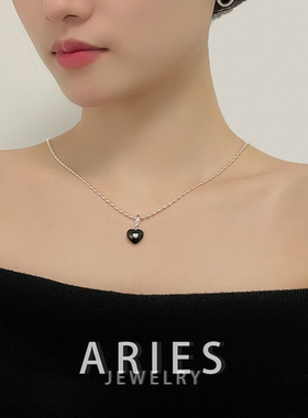 女S925纯银吊坠爱心吊坠