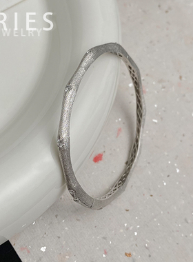 复古女生S925纯银轻奢手镯