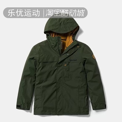 Timberland/添柏岚秋冬男三合一户外保暖防寒防风冲锋衣外套A696H-图1