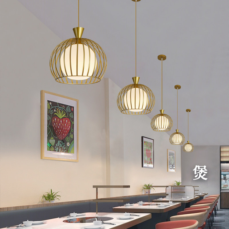 网红餐厅火锅店专用灯带射灯店铺商用简约个性铁艺餐饮灯吧台吊灯,淘宝优惠券,粉丝福利购,淘宝优惠卷