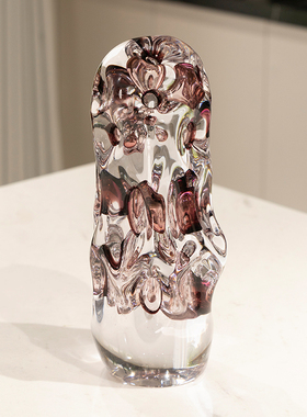 轻奢新中式太湖石摆件高档轻奢客厅办公室玄关装饰品酒柜开业礼品