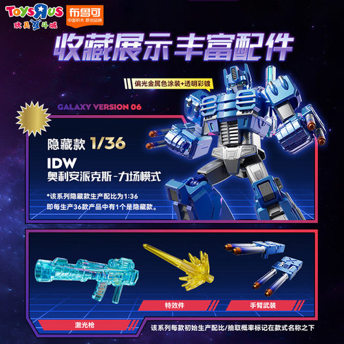 布鲁可积木人变形金刚群星版第6弹拼装玩具盲盒男孩生日礼物 - 图1