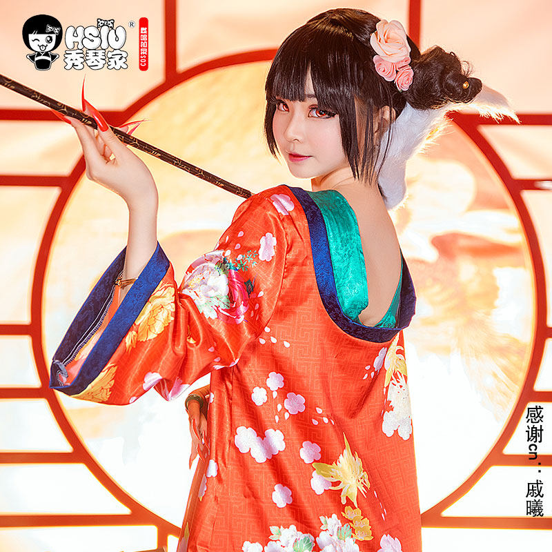 秀琴家宝青坊主cosplay假发服装道具cos配饰小狐狸白蛇缘起青蛇 秀琴家 淘优券