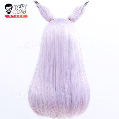 赛马娘cos假发 目白麦昆cos Pretty Derby假毛 耳朵尾巴发饰 现货 - 图2