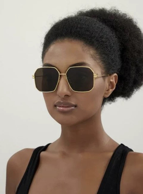 B和V 1047 超大方框修脸太阳镜 大框墨镜 钛金属鼻托 INS大热款