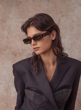 LFL1419 TALITA 意产定制板材太阳镜 窄款方框墨镜 24年新款样品