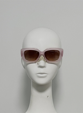 C和L 40216 意产进口板材太阳镜 大方框修脸墨镜 多边形方框 INS