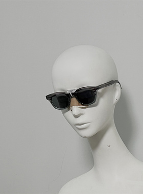 BK13-2 日裔设计师复杂款太阳镜意产订制进口花料板材墨镜 框中框