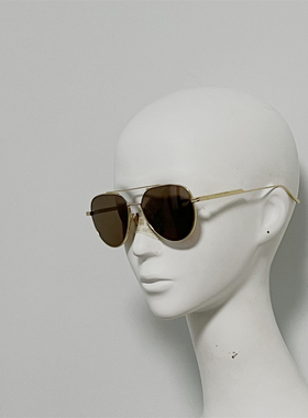 B和V 1013 飞行员太阳镜蛤蟆镜 大框修脸墨镜 钛金属鼻托 分尺寸