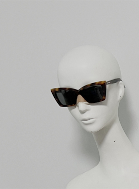 SL657 意产进口板材太阳镜 女式超大框猫眼款墨镜 26年新订单 INS