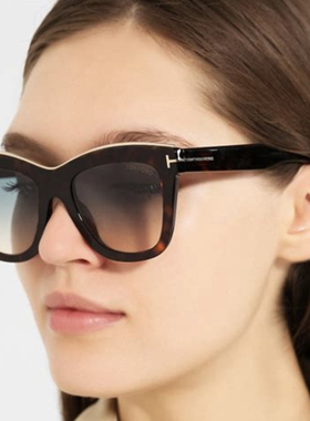 TF685B 女式意产进口定制板材太阳镜 猫眼大框修脸墨镜 24年订单