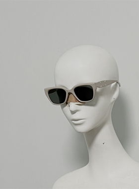 M和M 109 意产进口板材太阳镜 超大框墨镜 客供铰链 手缝线细节