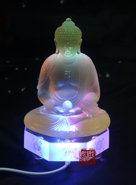 古法琉璃禅宗风摆件佛像