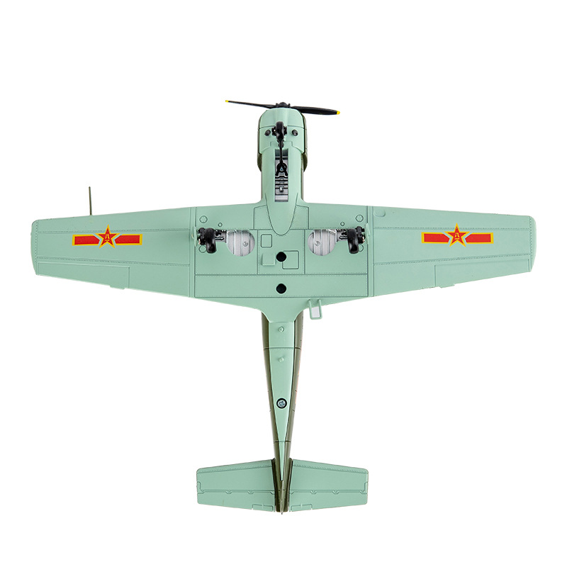 1：48初教6教练机模型初教六表演机仿真合金飞机模型摆件军事航模 - 图1