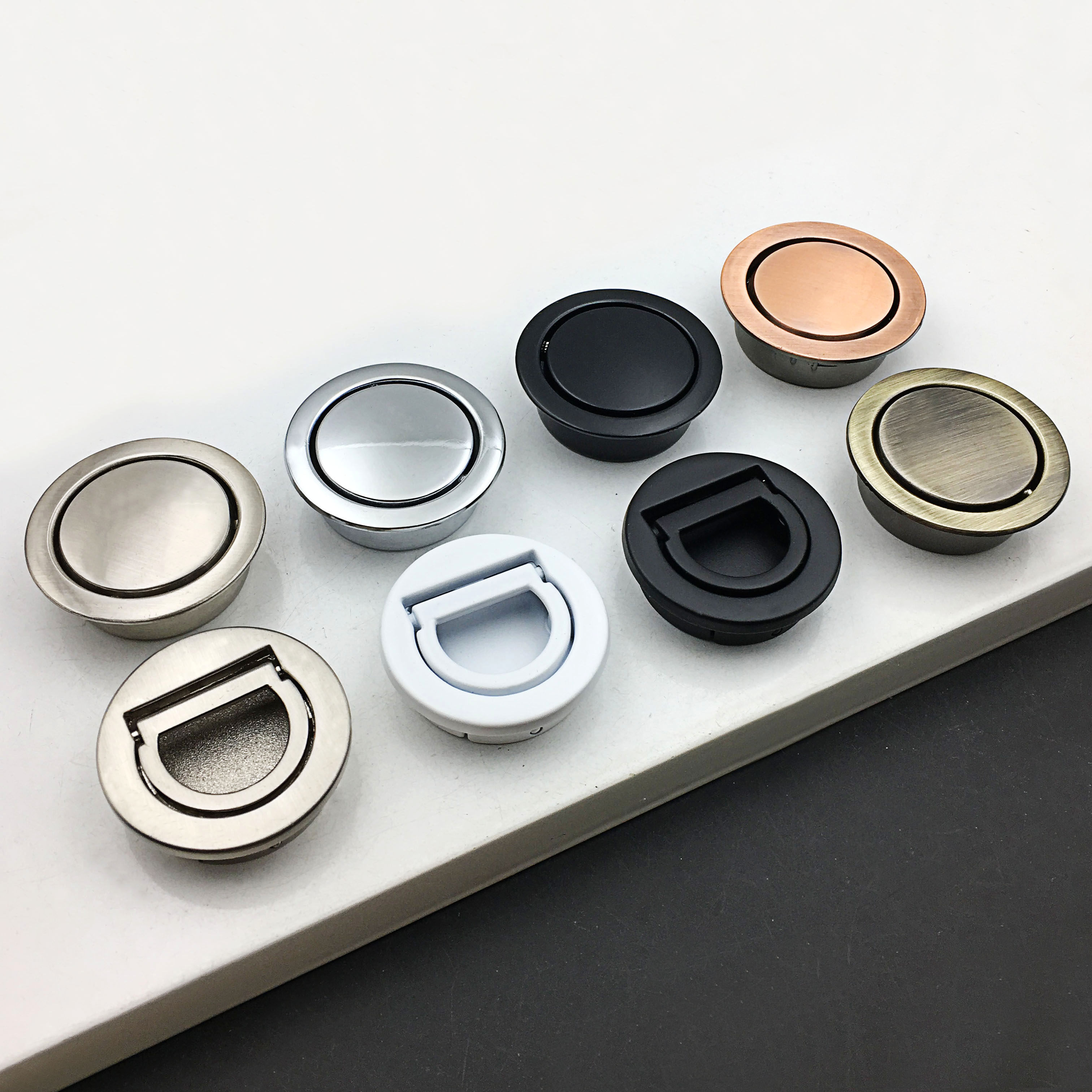 榻榻米床板暗拉手嵌入式抽屉橱柜消防门圆隐形拉环35把手锌合金,淘宝优惠券,粉丝福利购,淘宝优惠卷