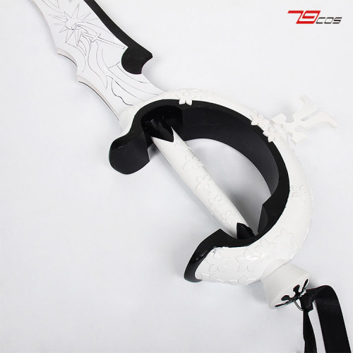 79COS龙背上的骑兵3Drag on Dragoon3 zero白色人气款cos手工道具 - 图0