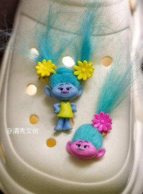 魔发精灵crocs洞洞鞋鞋花配饰
