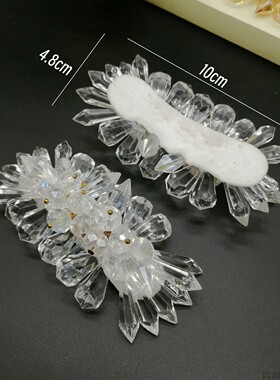 透明水晶鞋花鞋贴DIY装饰配件