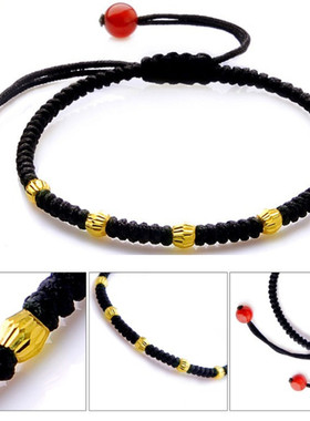 手链转运珠金刚结情侣本命年红绳