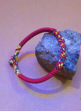 手编玉米结本命年红绳